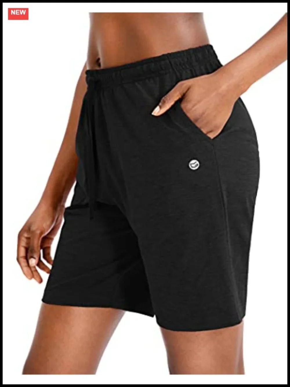 Women's Athletic Shorts with Pockets Quick Dry 3 Pockets Elastic Waist